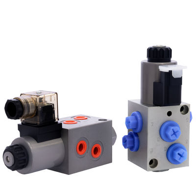 En la posición de la válvula de control del solenoide apagado 6 camino 2 válvula eléctrica hidráulica