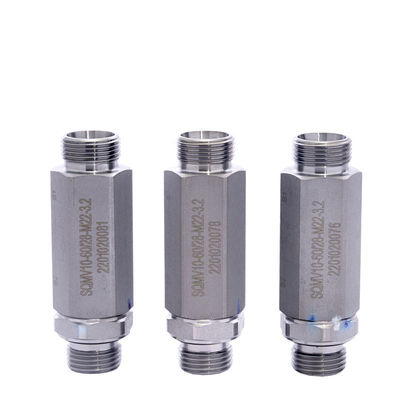 Valva de flujo hidráulica de 350 bar de hierro con solenoide