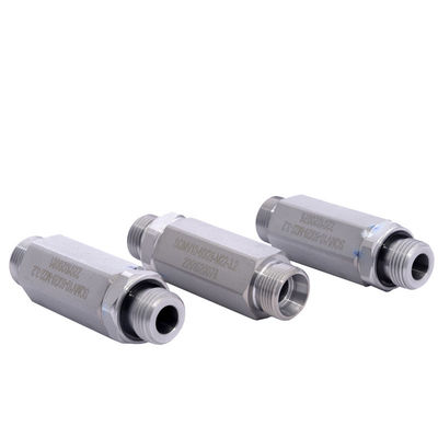Válvula de control de flujo tubular con rosca