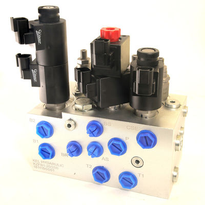Banco de válvulas de solenoide hidráulico OEM con grupo de válvulas paralelas múltiple