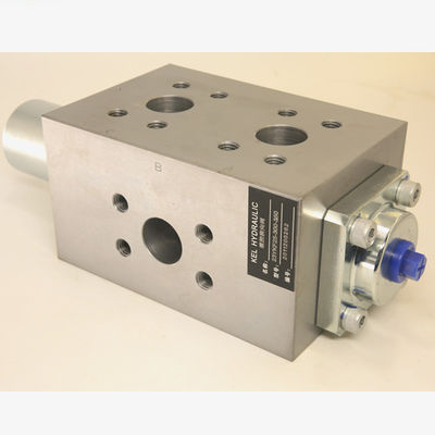 Válvula de manivela de solenoide eléctrico de acero estándar Bloque de manivela hidráulica