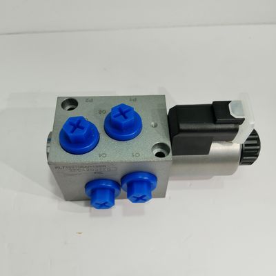 Válvula de solenoide de montacargas de seis vías 2 posición 27V 12V Válvula eléctrica hidráulica