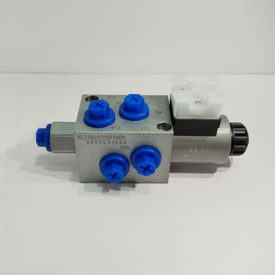Válvula de solenoide hidráulica eléctrica encendida y apagada 2 Posición 6 Dirección Cuerpo de hierro de acero