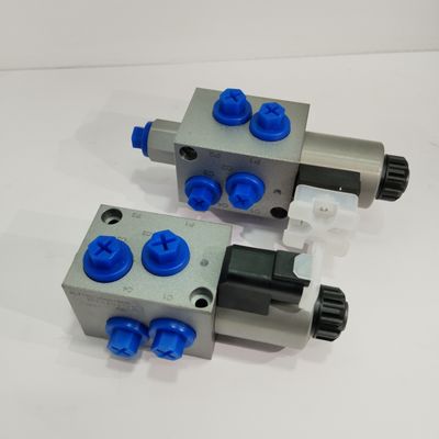 Válvula de solenoide hidráulica eléctrica encendida y apagada 2 Posición 6 Dirección Cuerpo de hierro de acero