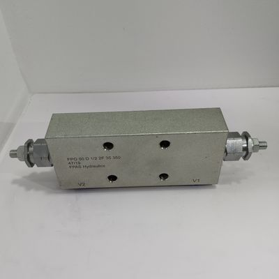 Dos cartuchos de válvula de equilibrio hidráulico doble válvula sobrecentrada