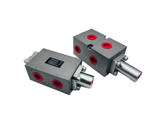 Tamaño de hilo personalizable 24V 6 Bancos de maniobras de válvulas hidráulicas para válvulas solenoides
