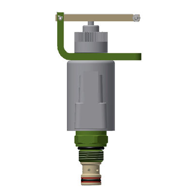 Válvula hidráulica personalizada de 60L de flujo Válvula de solenoide proporcional con velocidad de flujo ajustable
