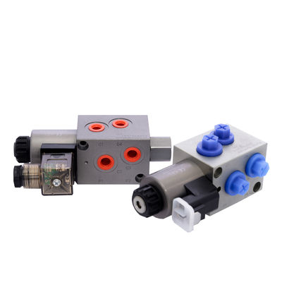 Cartucho de válvula de solenoide hidráulico 2 posición de 6 vías Bloque de múltiple personalizado