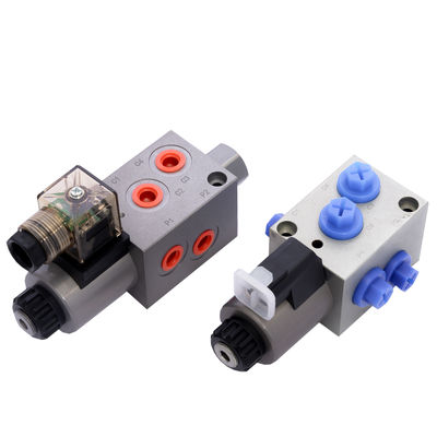 Válvula de control de solenoides de alta eficiencia de 6 vías 2 posición válvula eléctrica hidráulica